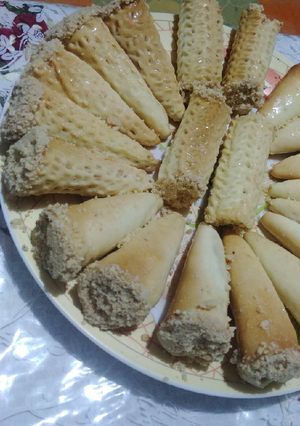 صورة لوصفة كورني معسل ومحشي بالكريمة