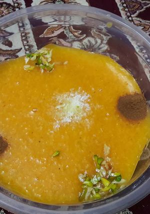 عکسی از دستور شله زرد آخر سال ۹۸