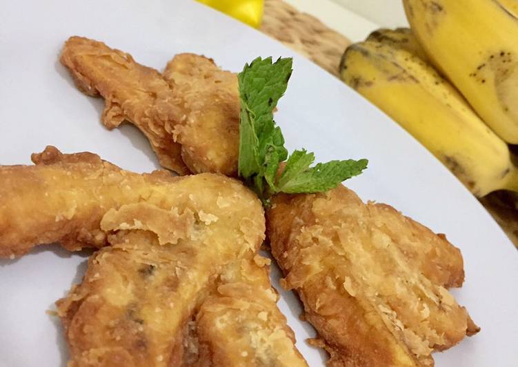 Pisang goreng crispy