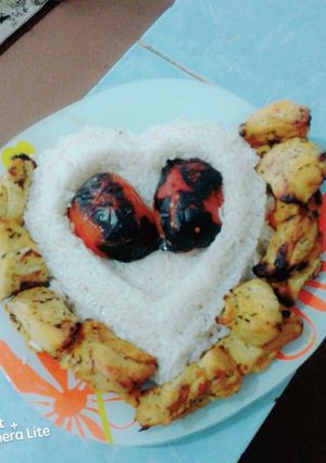 عکسی از دستور جوجه کباب همسری😍