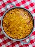 Torta de cebolla y queso de búfala 🧅🐃con harina de trigo sarraceno, sin gluten ⬆️ proteínas ⬇️ carbos