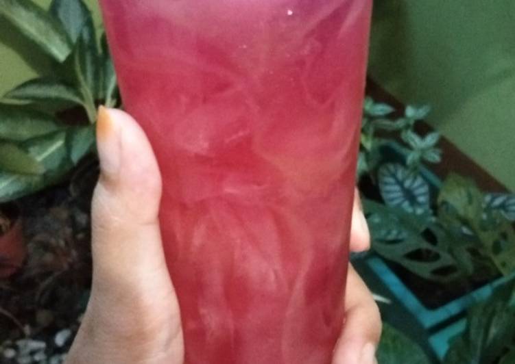 Resep Es melon soda KW, Enak Banget