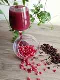 Jus grenadine hibiscus 🌺🍹