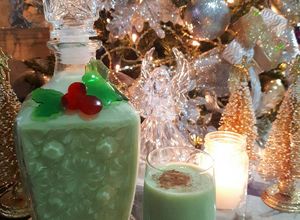 Una foto de Coquito de pistacho - Receta de Puerto Rico