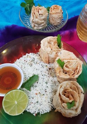 મીંટી પનીર પાપડ રોઝ(Minty paneer papas Rose) રેસીપી મુખ્ય ફોટો