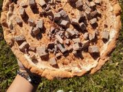 Una foto de tarta de obleas