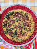 Tortilla de lunes con ensalada del domingo 😅♻️Tortilla, receta comodín por excelencia 🐴