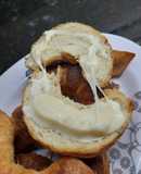 Medialunas con queso en airfryde