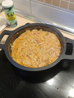 Una foto de Arroz con chipirones