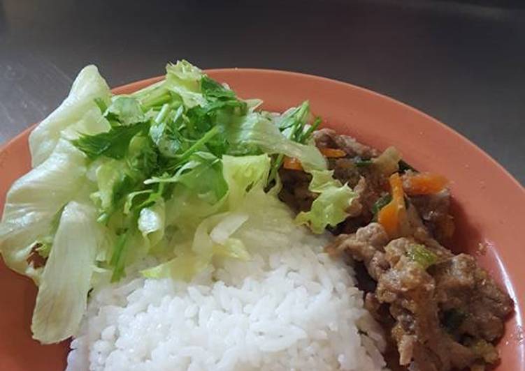 Cara Gampang Menyiapkan Bulgogi Rice Youn&#39;s Kitchen Recipe #KitaBerbagi yang Menggugah Selera