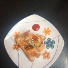 A picture of Veg Mayo sandwich toast.