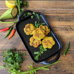 A picture of Raw Banana Cutlets.