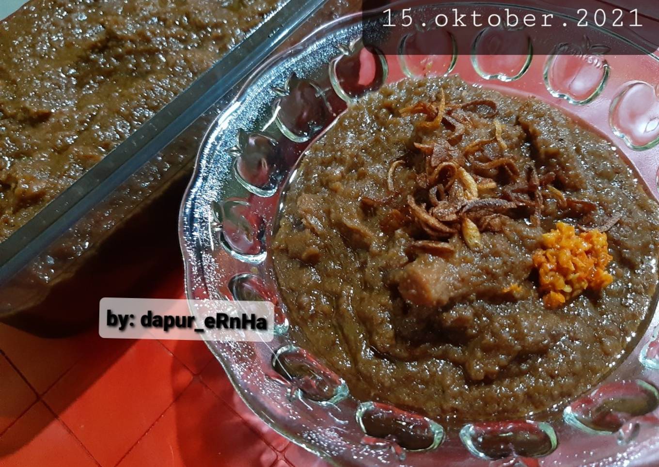 Daging Sapi Masak Bumbu Sate