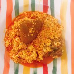 A picture of Egusi soup.