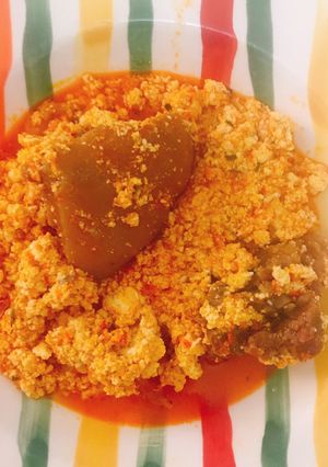 A picture of Egusi soup.