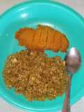 Sarapan Simple Toddler 3 Tahun: Nasi Goreng Kecap+Katsu Ayam