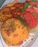 Arroz con jamonilla