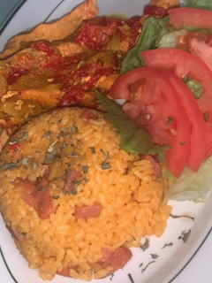 Una foto de Arroz con jamonilla
