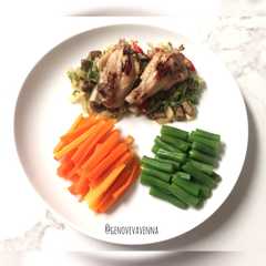 รูปของ Diet pcos sayur+protein