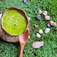 A picture of Green peas kheer.