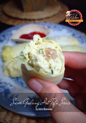 Foto resep Sawi Gulung isi Tofu Sosis