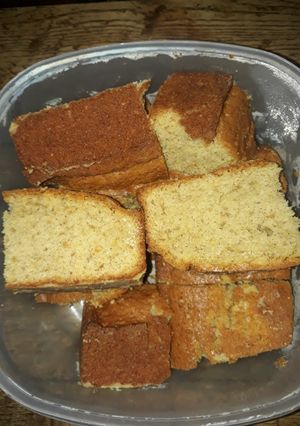 A picture of Cinnamon, Vanilla, Black Pepper - Cake #recipemarathon#.