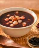 【老菜脯紅豆紫米湯圓】冬至節氣燉湯，明目補血消水腫