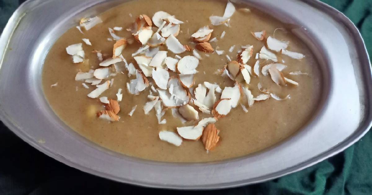 Wheat flour Halwa Recipe by Seema Rana Cookpad