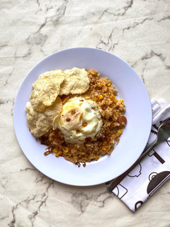 Foto resep Nasi Goreng Jawa Sosis Jagung
