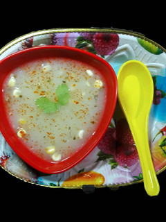 A picture of Sweet Corn Soup.