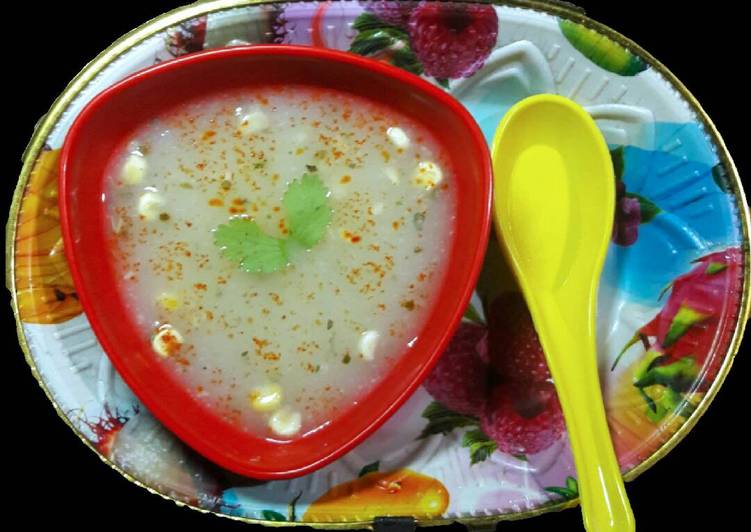 Get Fresh With Sweet Corn Soup