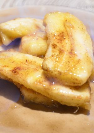 Une photo de Bananes flambées