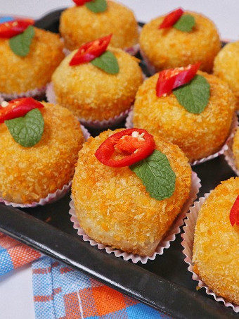 Resep DONAT KRISPI AYAM TERIYAKI | Savory Donuts Murah