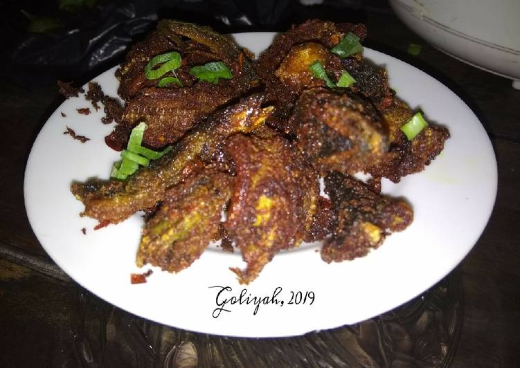 Langkah membuat Belut Goreng Kriyuk mantap