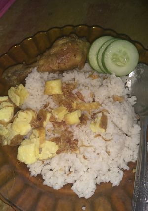 Foto resep Nasi uduk & ayam ungkep goreng homemade ala Ria