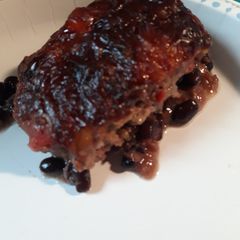 A picture of Black Bean and Burger Casserole.