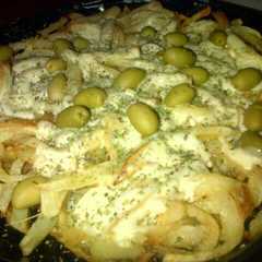 Una foto de Papas a la pizza
