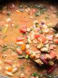 Slow cooker 15 bean & ham soup with or without pasta