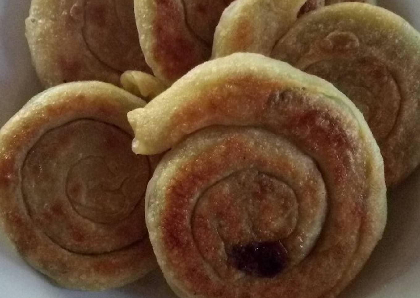 Roti canai isi coklat misis abal"π