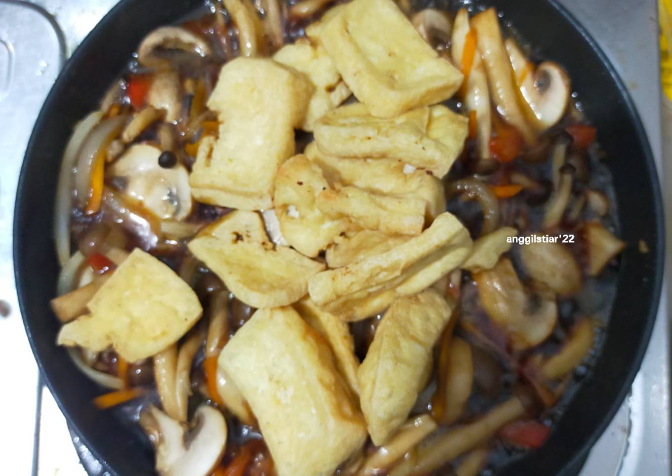 Tumis Tahu Jamur