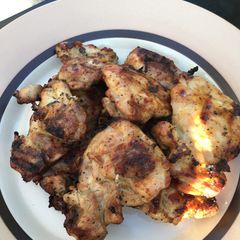 Bbq chicken with beer marinade A picture of Bbq chicken with beer marinade.