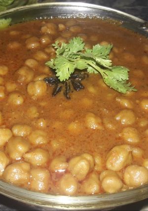 A picture of Pindi chole Punjabi Chole.