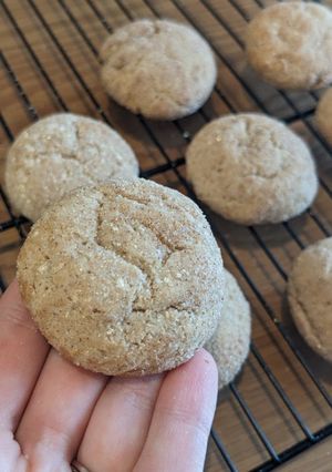A picture of Eggnog Snickerdoodles.