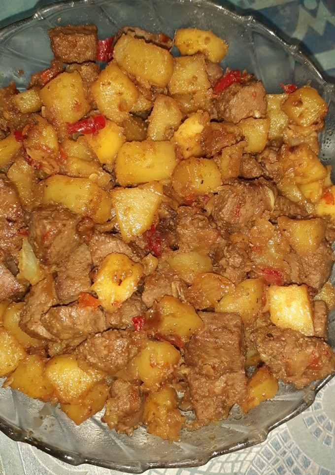 Foto resep Sambal goreng kentang dan hati sapi