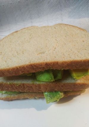 A picture of Avocado Sandwich inspired by Ruben.