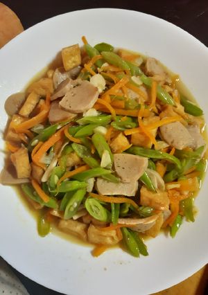 Foto resep Tumis wortel buncis tahu bakso