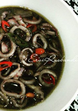 Foto resep Tumis Cumi Kuah Hitam #postingrame2_seafood