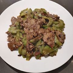 A picture of Bitter Gourd Beef.