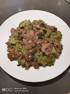 A picture of Bitter Gourd Beef.