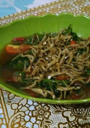 Foto resep Tumis kangkung teri saori